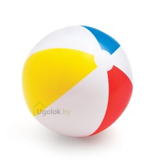 Мяч пляжный Intex четырёхцветный 51 см (59020NP)