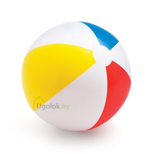 Мяч пляжный Intex четырёхцветный 51 см (59020NP)