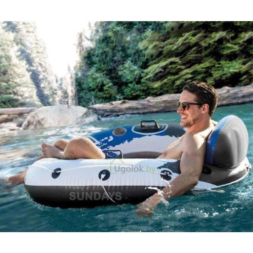 Надувной круг со спинкой Intex River Run 135 см (58825EU) Надувной круг со спинкой Intex River Run 135 см (58825EU)