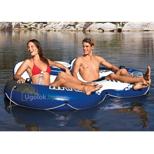 Надувной круг для двоих с холодильником Intex River Run 264x142 см (58837EU) Надувной круг для двоих с холодильником Intex River Run 264x142 см (58837EU)