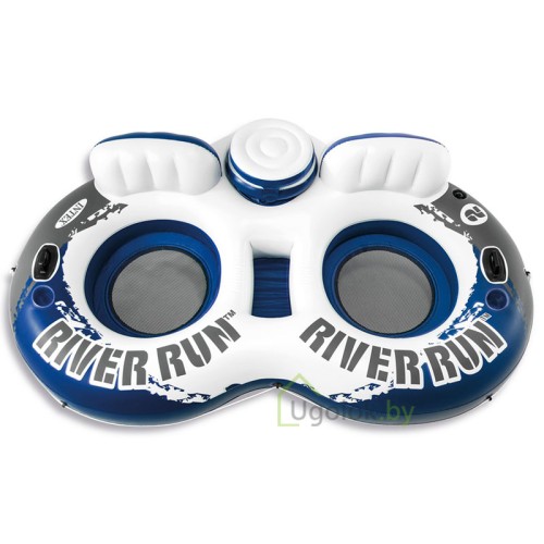 Надувной круг для двоих с холодильником Intex River Run 264x142 см (58837EU) Надувной круг для двоих с холодильником Intex River Run 264x142 см (58837EU)