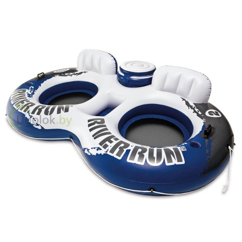 Надувной круг для двоих с холодильником Intex River Run 264x142 см (58837EU) Надувной круг для двоих с холодильником Intex River Run 264x142 см (58837EU)