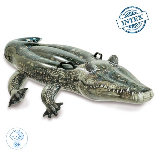 Надувная игрушка-наездник Intex Аллигатор 170х86 см (57551NP) 3+