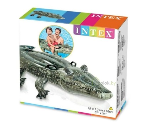 Надувная игрушка-наездник Intex Аллигатор 170х86 см (57551NP) 3+