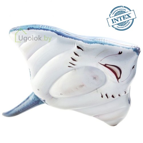Надувная игрушка-плотик Intex Скат 188х145см (57550NP) 3+