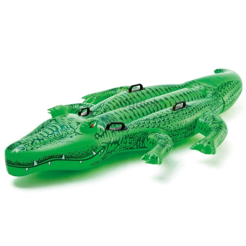 Надувная игрушка-наездник Intex Гигантский крокодил 203х114 см (58562NP) 3+