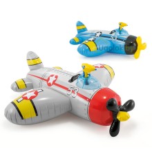 Надувная игрушка-наездник Intex Самолет с водным пистолетом (57537NP)