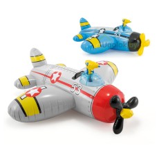 Надувная игрушка-наездник Intex Самолет с водным пистолетом (57537NP)