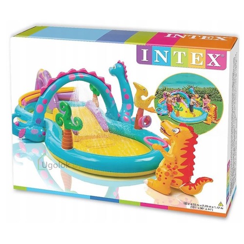 Водный игровой центр Intex Динолэнд 302х229х112 см (57135NP) 2+ Водный игровой центр Intex Динолэнд 302х229х112 см (57135NP) 2+