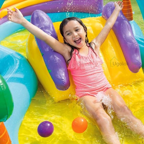 Водный игровой центр Intex Динолэнд 302х229х112 см (57135NP) 2+ Водный игровой центр Intex Динолэнд 302х229х112 см (57135NP) 2+
