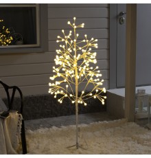 Светодиодное дерево «Шарики» 1.3 м 180 LED постоянное свечение 220 В свечение тёплое белое 4445718