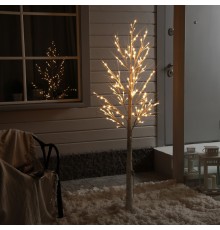 Светодиодное дерево «Берёза» 1.8 м, 144 LED постоянное свечение, 220 В, свечение тёплое белое 4445713