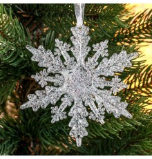 Украшение ёлочное "Снежинка чудесная" 10,5 см 5043705