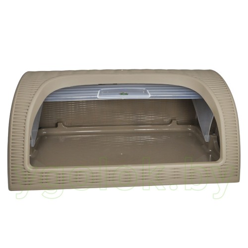 Хлебница пластиковая Elegance (бежевый)