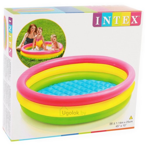 Бассейн надувной Intex Отблеск заката 114x25 см (57412NP)