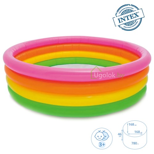 Бассейн надувной Intex Отблеск заката 168x46 см (56441NP)