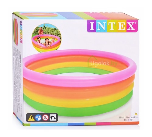 Бассейн надувной Intex Отблеск заката 168x46 см (56441NP)