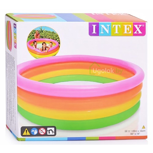 Бассейн надувной Intex Отблеск заката 168x46 см (56441NP)