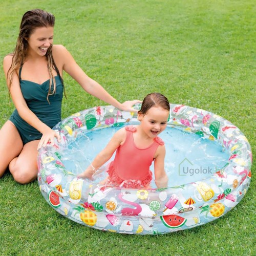 Бассейн детский надувной Фрукты 122x25 см, 2+ (59421NP)