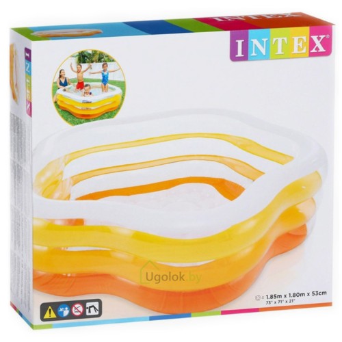 Бассейн детский надувной Intex Звезда 185x180х53 см (56495NP) Бассейн детский надувной Intex Звезда 185x180х53 см (56495NP)