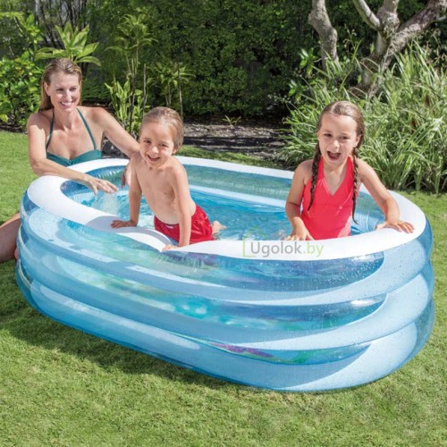 Бассейн детский надувной Intex Мои морские друзья 163х107х46 см (57482NP) Бассейн детский надувной Intex Мои морские друзья 163х107х46 см (57482NP)