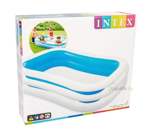 Семейный надувной бассейн Intex 262x175x56 см (56483NP)