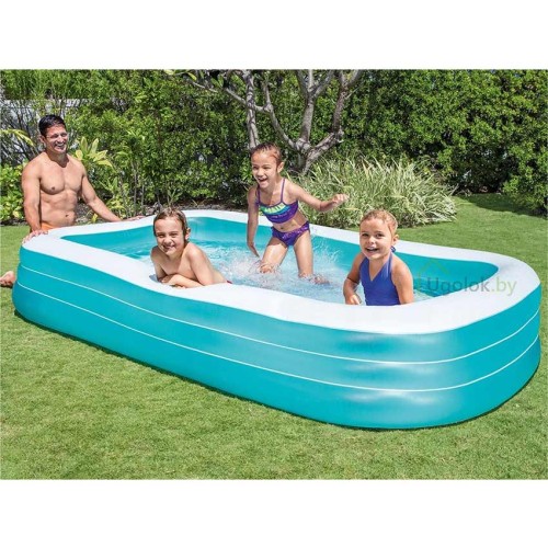 Семейный надувной бассейн Intex 305x183x56 см (58484NP)