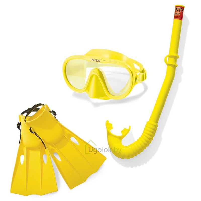 Набор Intex Мастер-класс по плаванию, маска, трубка и ласты (55655)