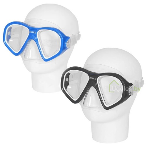 Маска для плавания Reef Rider от 14 лет Intex 55977 (черный)