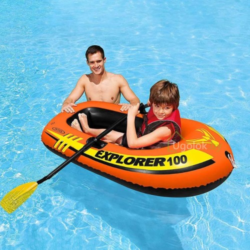 Надувная лодка Intex Explorer 100 147x84x36 см (58329NP) 6+