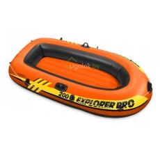 Надувная лодка Intex Explorer Pro 200 196x102x33 см (58356NP) 6+