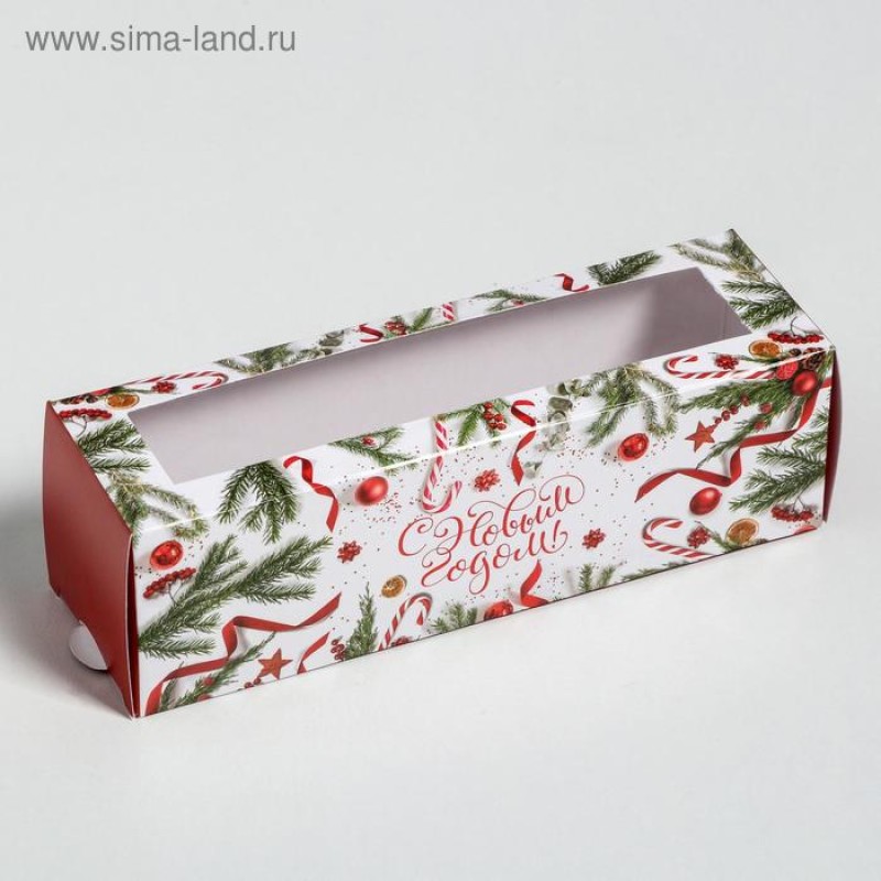 Коробка складная «С Новым годом!» 18х5,5х5,5 см 5118107 5118107 купить в Минске - интернет-магазин Ugolok.by