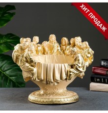 Вазон "Чаша 12 апостолов" слоновая кость 1.8л 35х30х30 см 5800599