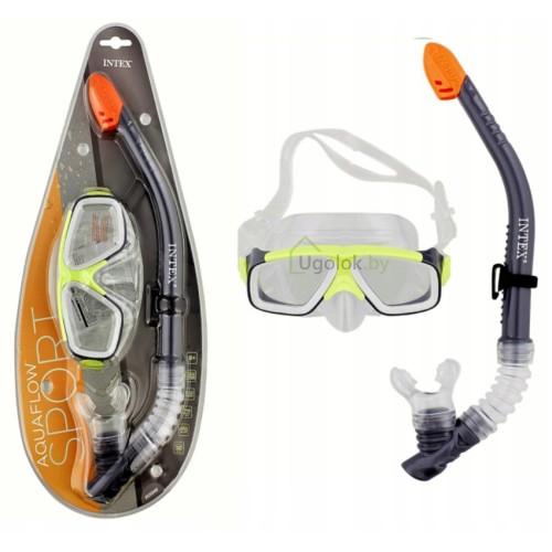 Маска с трубкой для плавания Surf Rider Swim 8+ (55949)
