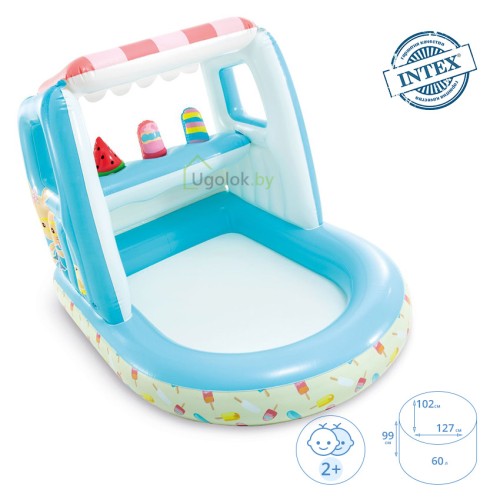 Игровой центр-бассейн Intex Киоск с мороженым 127х102х99 см (48672NP) 2-6 лет