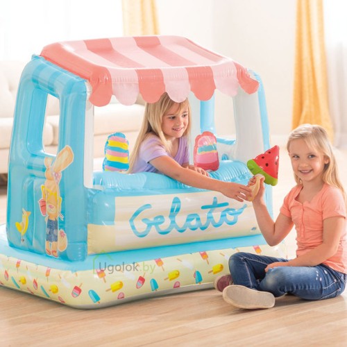 Игровой центр-бассейн Intex Киоск с мороженым 127х102х99 см (48672NP) 2-6 лет