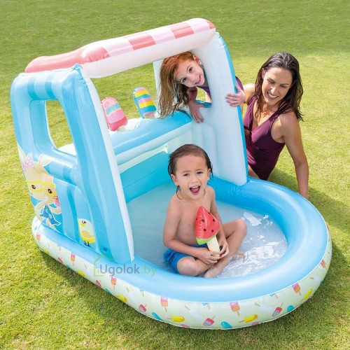 Игровой центр-бассейн Intex Киоск с мороженым 127х102х99 см (48672NP) 2-6 лет