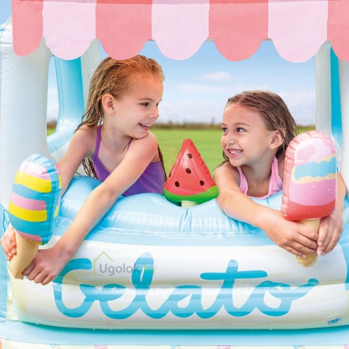 Игровой центр-бассейн Intex Киоск с мороженым 127х102х99 см (48672NP) 2-6 лет