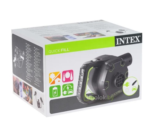 Насос электрический с аккумулятором Intex 12В/220В (66642)