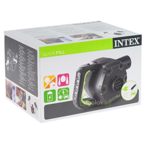 Насос электрический с аккумулятором Intex 12В/220В (66642) Насос электрический с аккумулятором Intex 12В/220В (66642)