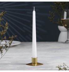 Подсвечник "Квадрат" металл на одну свечу 7х3 см золотой 9928331