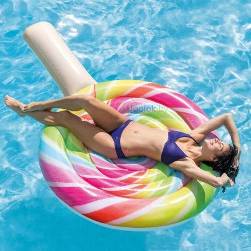 Надувной плот Intex Леденец 198x127x24см (58753EU) Надувной плот Intex Леденец 198x127x24см (58753EU)