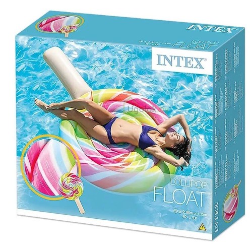 Надувной плот Intex Леденец 198x127x24см (58753EU) Надувной плот Intex Леденец 198x127x24см (58753EU)