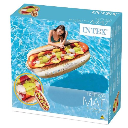 Матрас надувной Intex Хот-дог 173x76x20 см (58771EU)