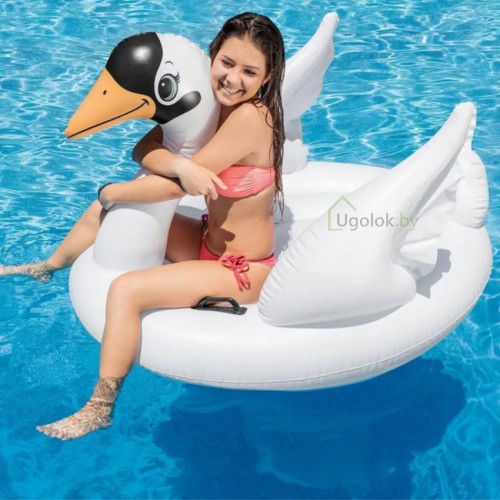 Надувная игрушка-плотик Intex Лебедь 130x102x99 см (57557NP) 3+