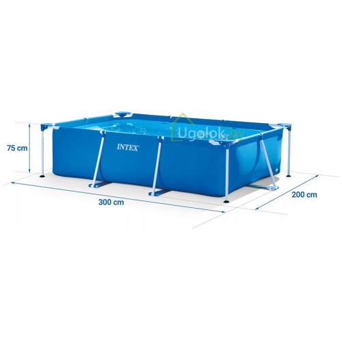 Бассейн каркасный Intex 300x200x75 см (28272NP) Бассейн каркасный Intex 300x200x75 см (28272NP)