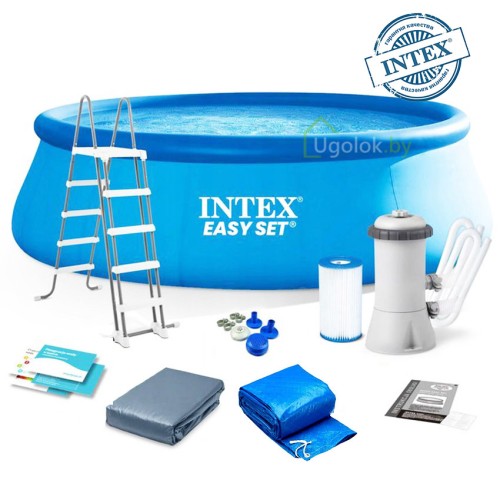 Бассейн надувной Intex Easy Set 457x122 см (26168NP) Бассейн надувной Intex Easy Set 457x122 см (26168NP)