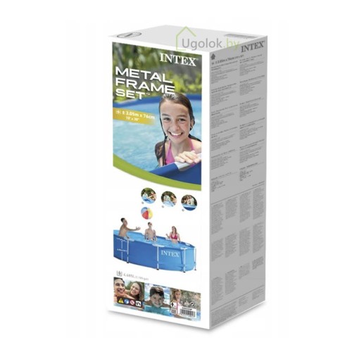 Бассейн каркасный Intex Metal Frame 305x76 см (28200 NP)