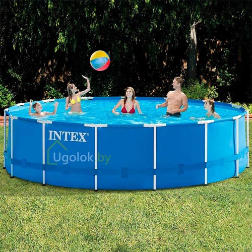 Бассейн каркасный Intex Metal Frame 457x122 см (28242NP)