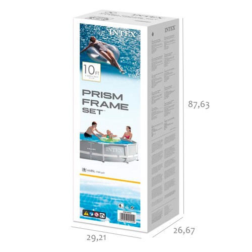 Бассейн каркасный Intex Prism Frame с фильтр-насосом 305x76 см (26702NP) Бассейн каркасный Intex Prism Frame с фильтр-насосом 305x76 см (26702NP)